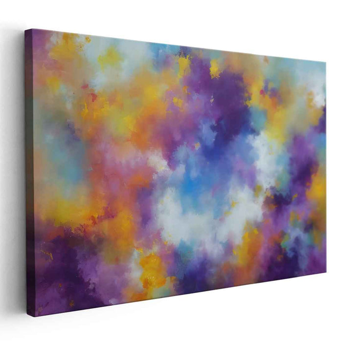 Vivid Mirage: Abstract Expressionist Canvas Art in Vivid Colors