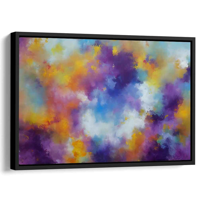 Vivid Mirage: Abstract Expressionist Canvas Art in Vivid Colors