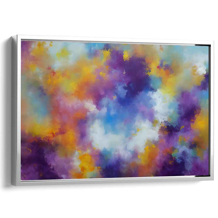 Vivid Mirage: Abstract Expressionist Canvas Art in Vivid Colors