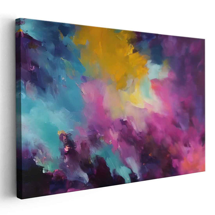 Purple Abstract Print #116