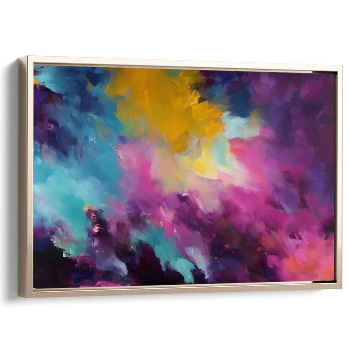 Purple Abstract Print #116