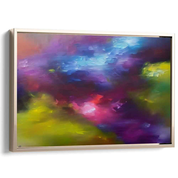 Purple Abstract Print #126