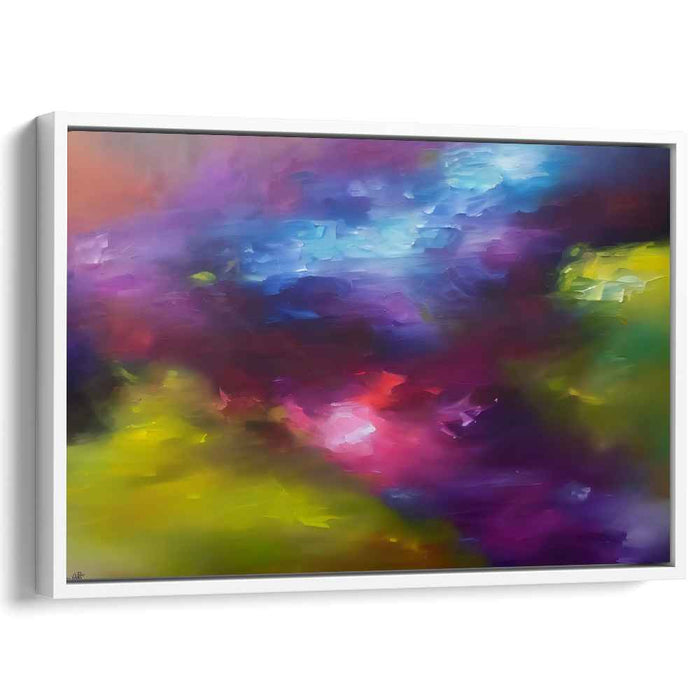 Purple Abstract Print #126