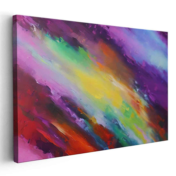 Purple Abstract Print #128