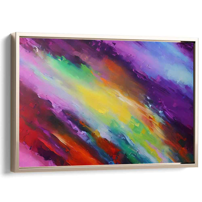 Purple Abstract Print #128