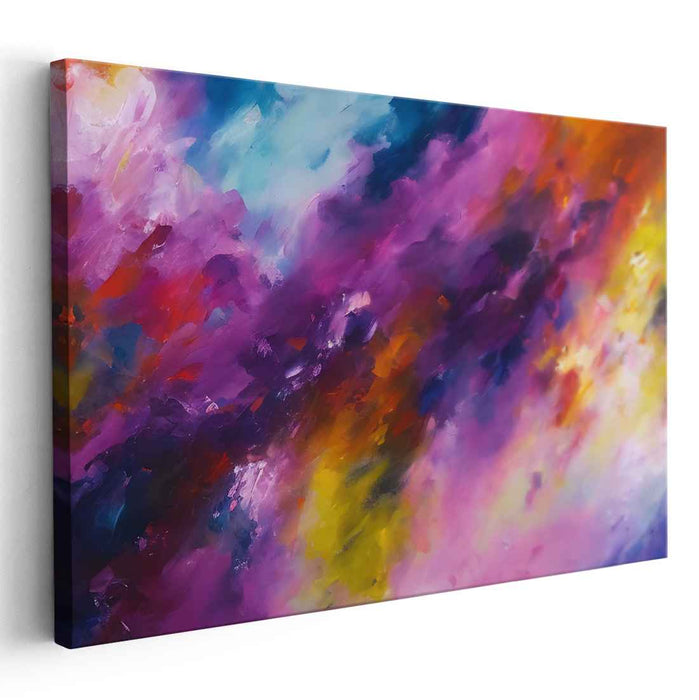 Purple Abstract Print #130