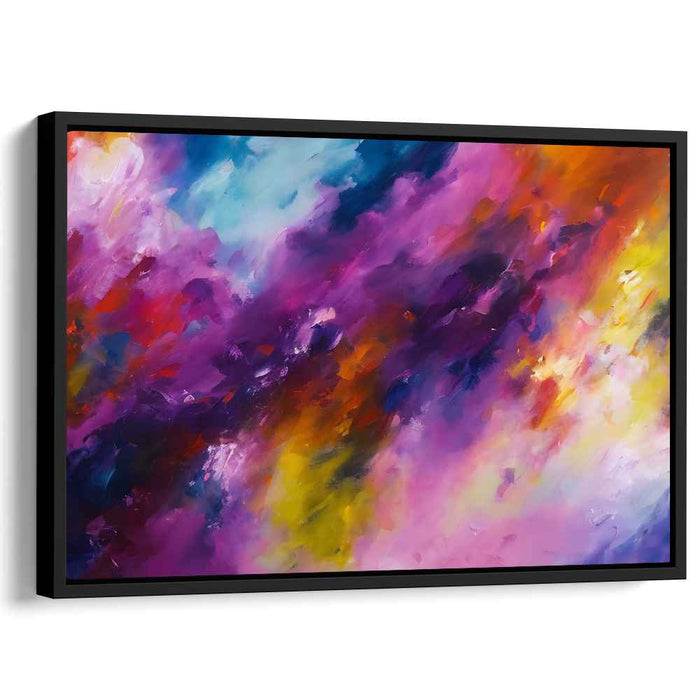 Purple Abstract Print #130