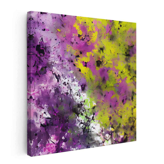 Purple Abstract Splatter #014