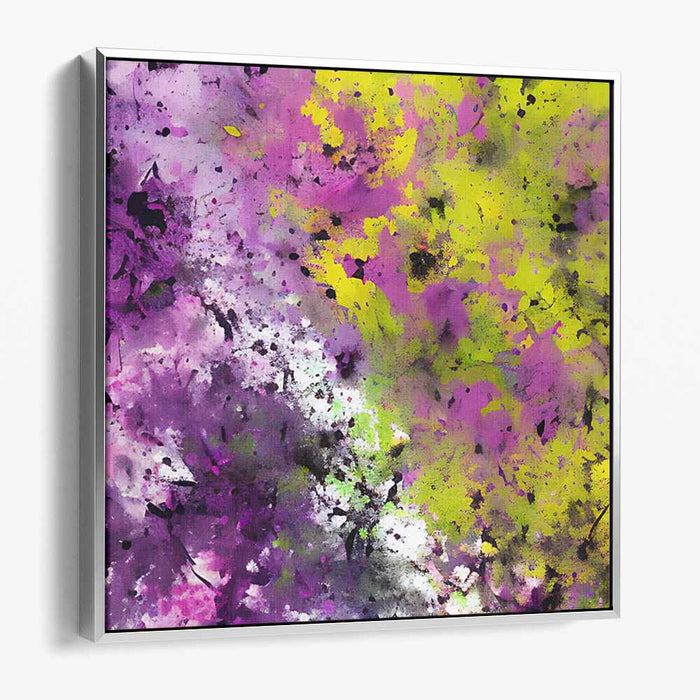 Purple Abstract Splatter #014