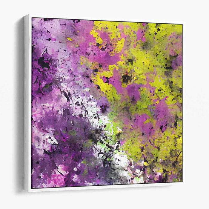 Purple Abstract Splatter #014