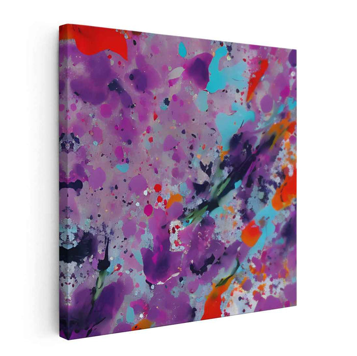 Soulful Visions: Abstract Expressionist Canvas Art Print