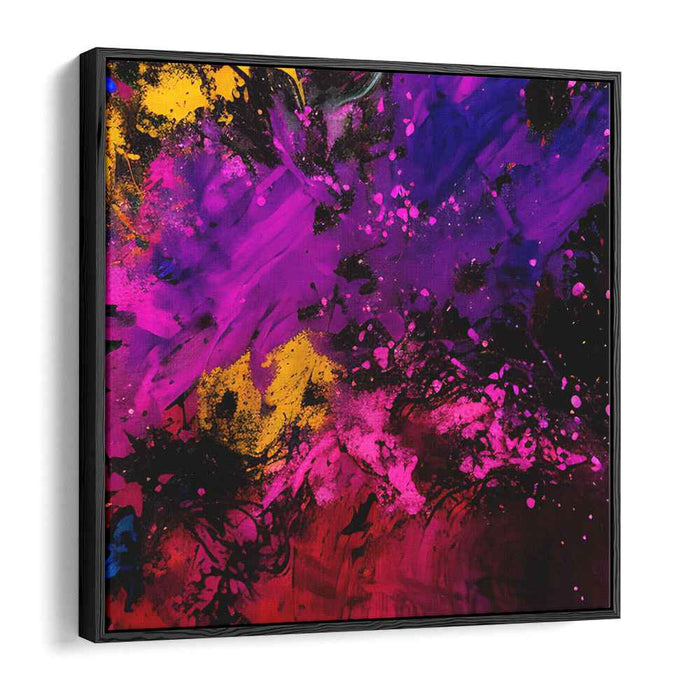 Expression Burst Print: Abstract Expressionist Explosion Canvas Art Print