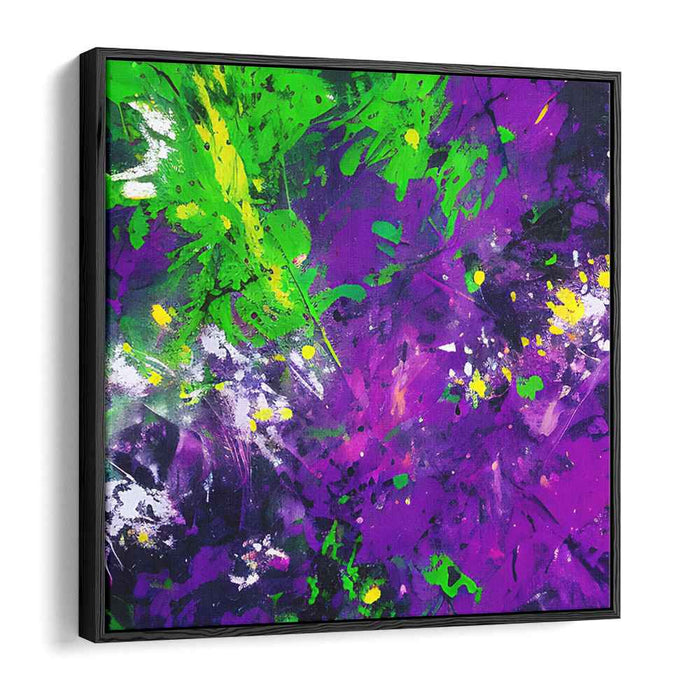Emerging Emotions: Vivid Abstract Expressionist Canvas Art Print