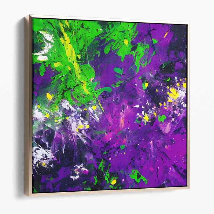 Emerging Emotions: Vivid Abstract Expressionist Canvas Art Print