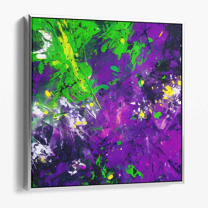 Emerging Emotions: Vivid Abstract Expressionist Canvas Art Print