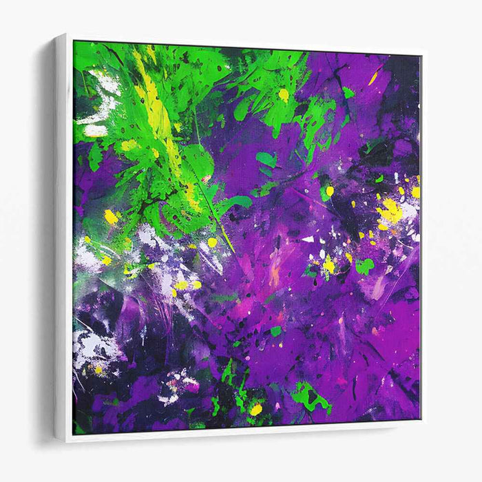 Emerging Emotions: Vivid Abstract Expressionist Canvas Art Print