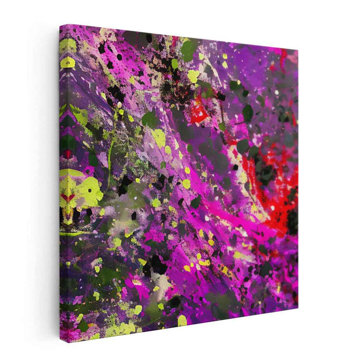 Purple Abstract Splatter #039