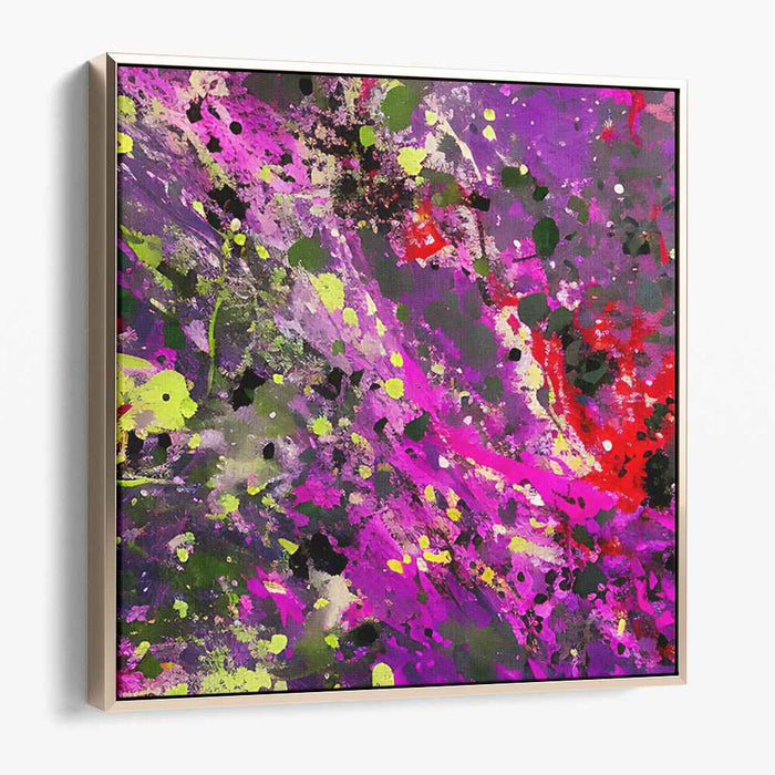 Purple Abstract Splatter #039