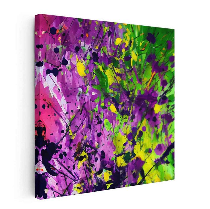 Purple Abstract Splatter #043