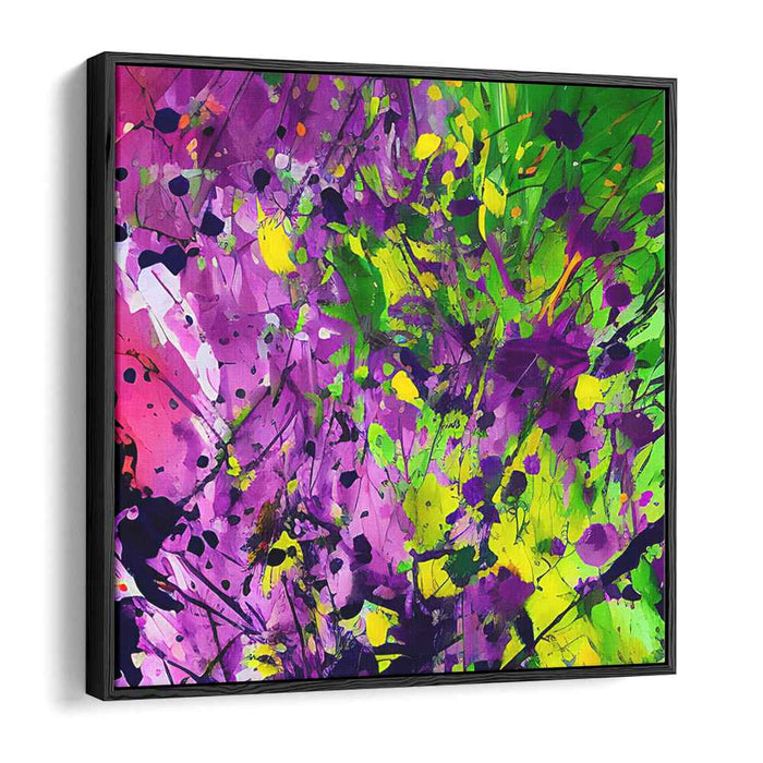 Purple Abstract Splatter #043