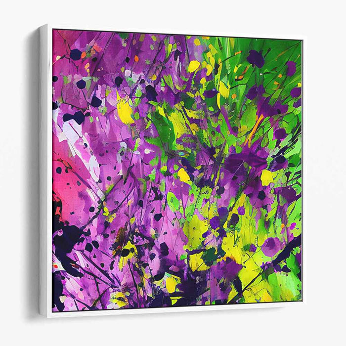 Purple Abstract Splatter #043