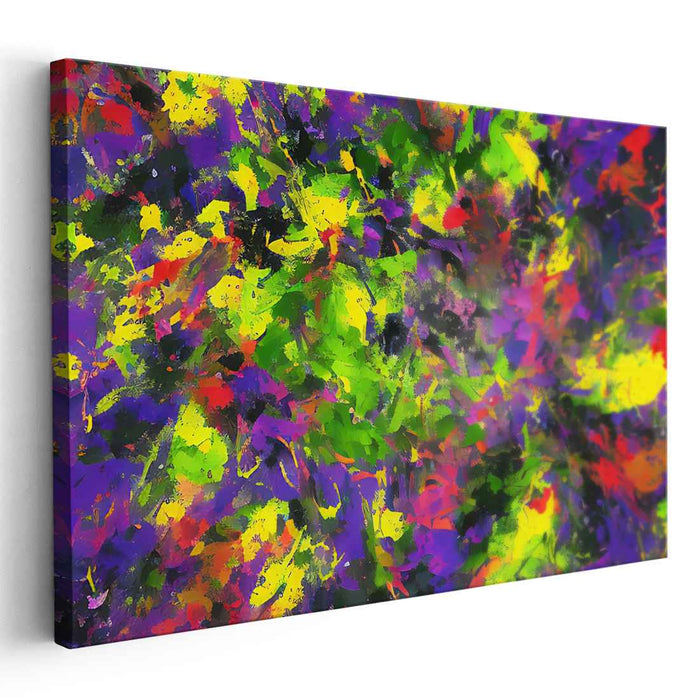 Purple Abstract Splatter #107