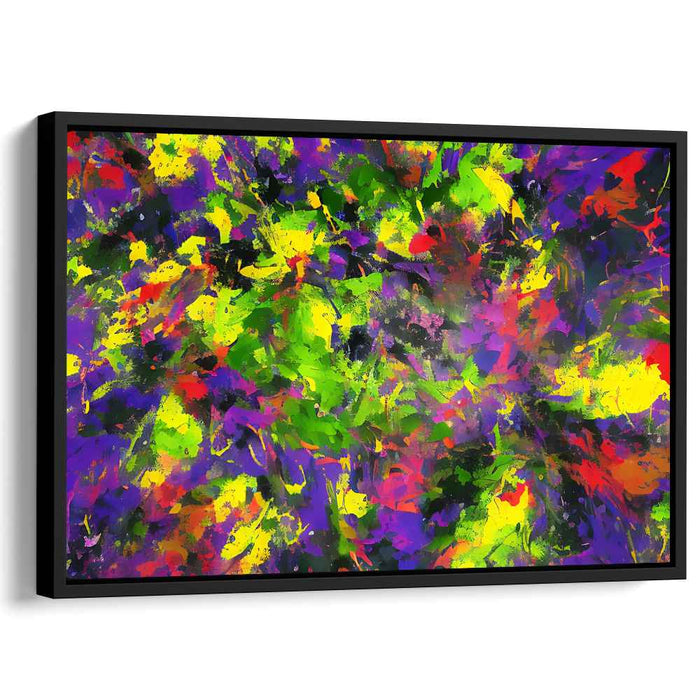 Purple Abstract Splatter #107