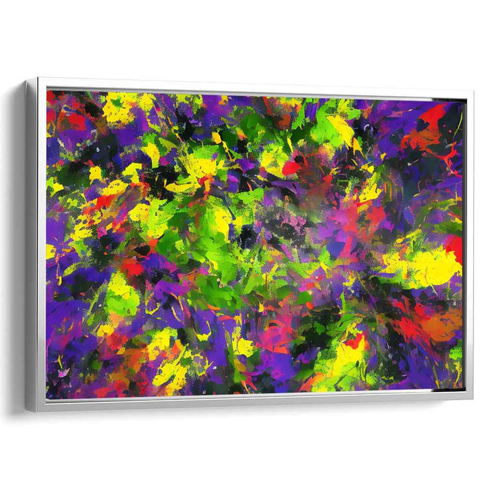 Purple Abstract Splatter #107