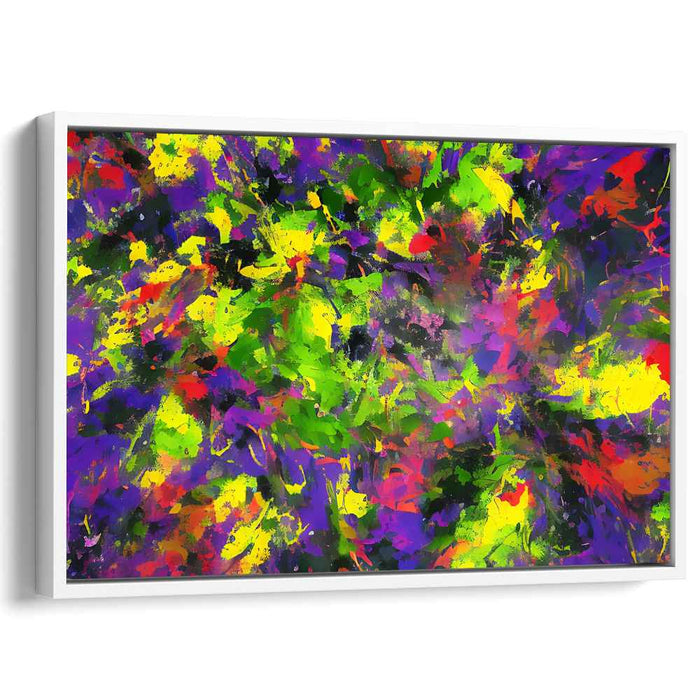 Purple Abstract Splatter #107