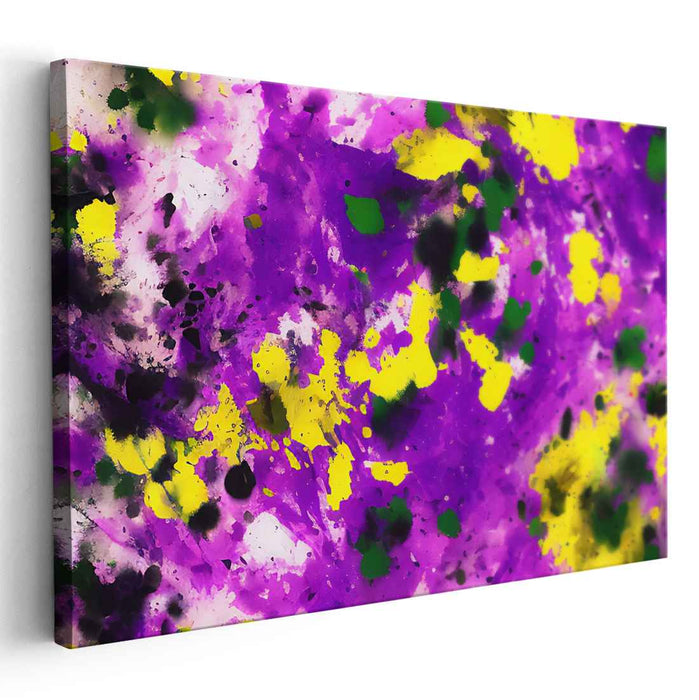 Purple Abstract Splatter #111
