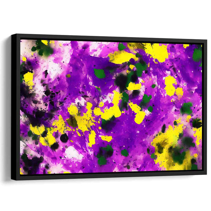 Purple Abstract Splatter #111