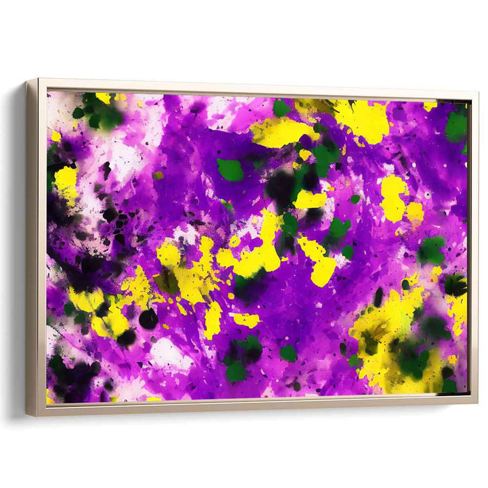 Purple Abstract Splatter #111