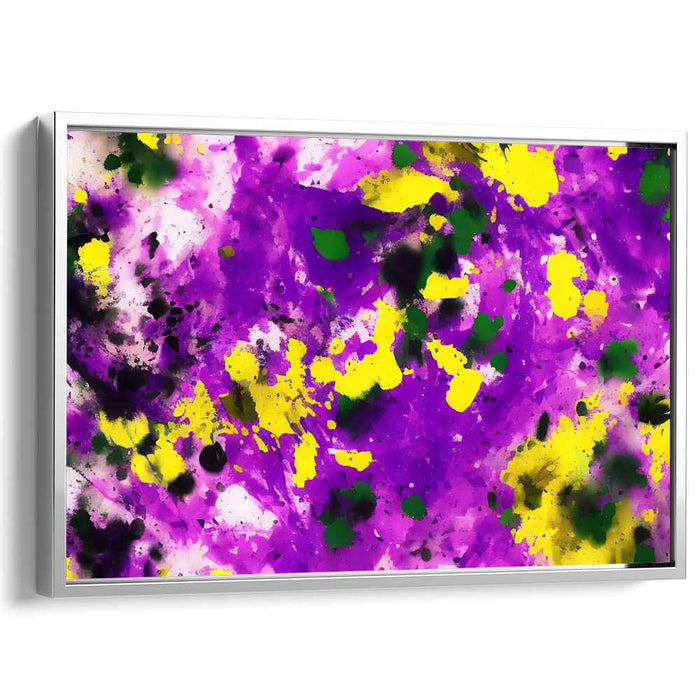 Purple Abstract Splatter #111