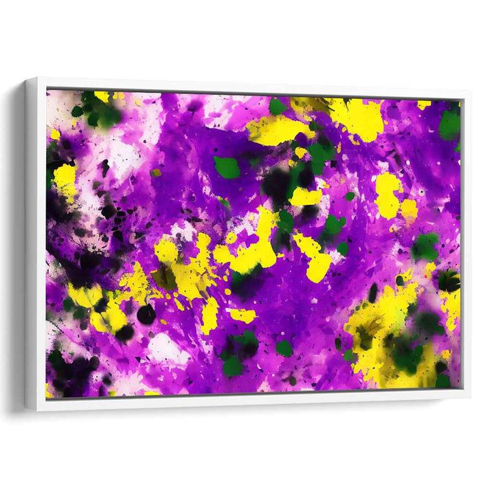 Purple Abstract Splatter #111