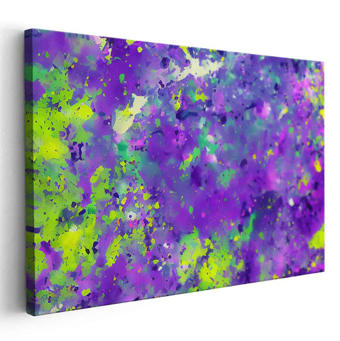 Enchanted Spectrum: Lively Abstract Expressionist Canvas Art