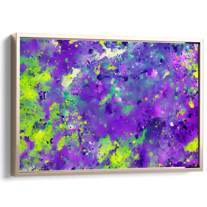 Enchanted Spectrum: Lively Abstract Expressionist Canvas Art