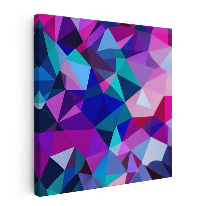 Purple Geometric Abstract #015