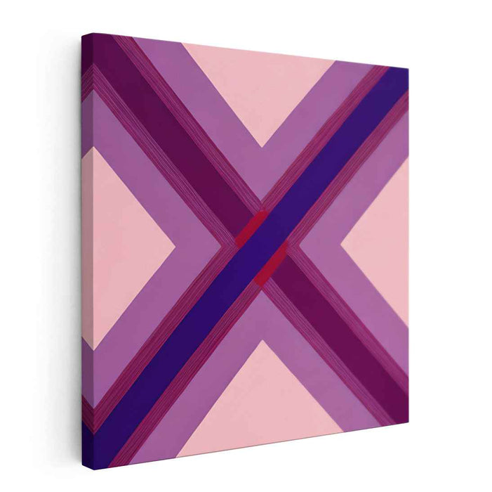 Lavender Visions: Abstract Purple and Pink Canvas Art