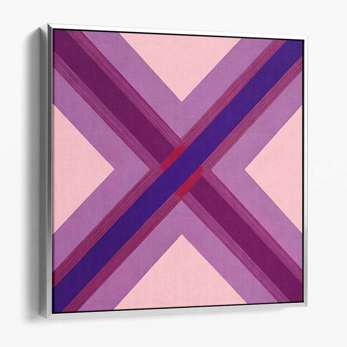 Lavender Visions: Abstract Purple and Pink Canvas Art