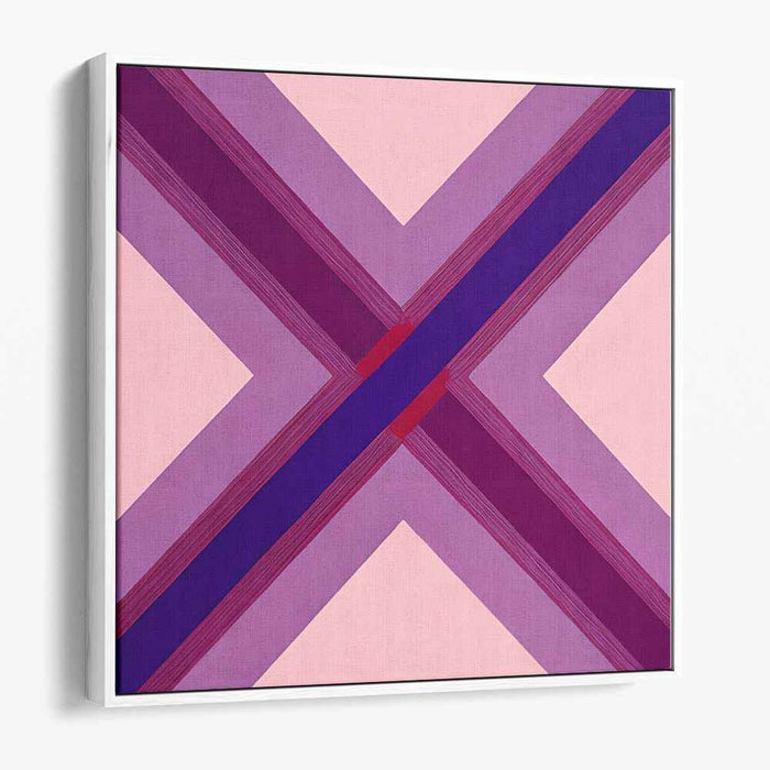 Lavender Visions: Abstract Purple and Pink Canvas Art