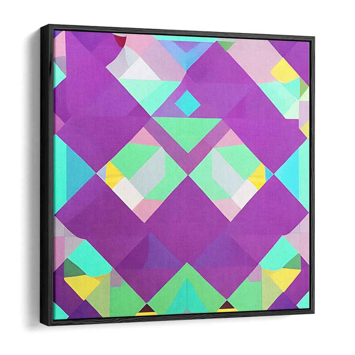 Purple Geometric Abstract #021