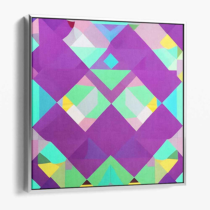 Purple Geometric Abstract #021