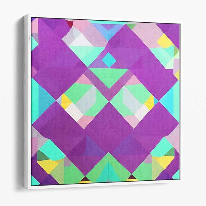 Purple Geometric Abstract #021