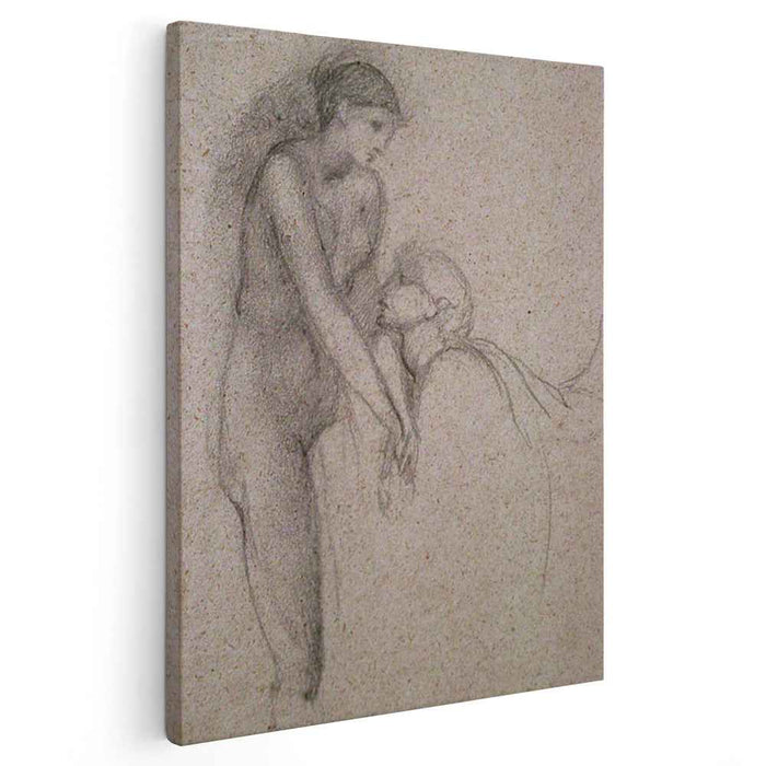 Study for The Soul Attains (1870) by Edward Burne-Jones
