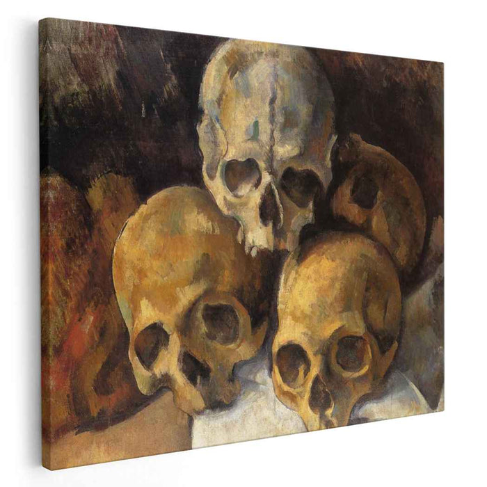 Pyramid of skulls (1900) by Paul Cezanne