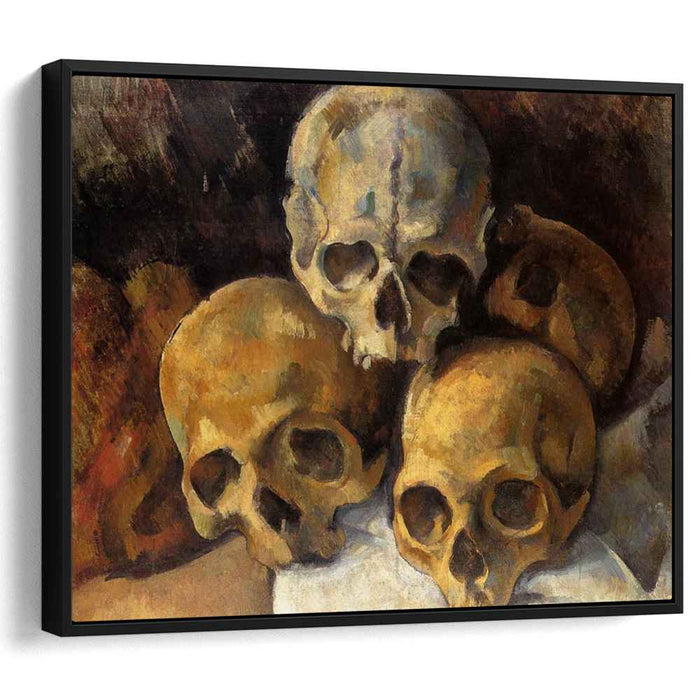 Pyramid of skulls (1900) by Paul Cezanne