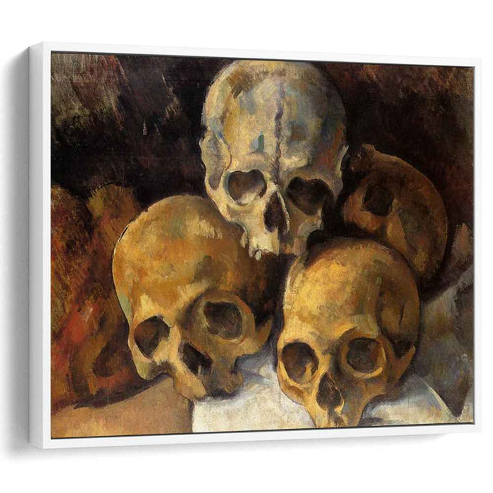 Pyramid of skulls (1900) by Paul Cezanne