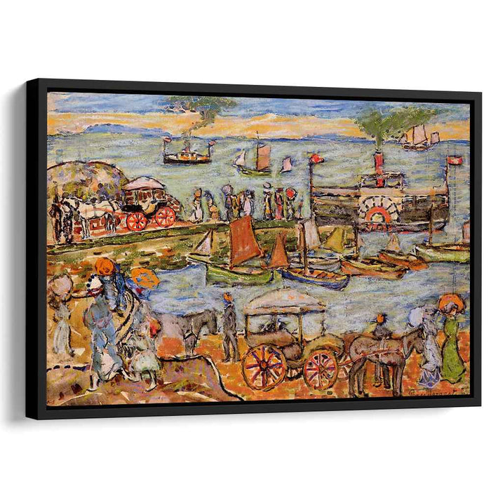 Quai, Dinard by Maurice Prendergast