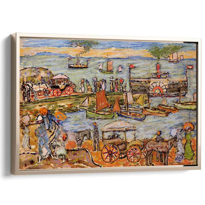 Quai, Dinard by Maurice Prendergast