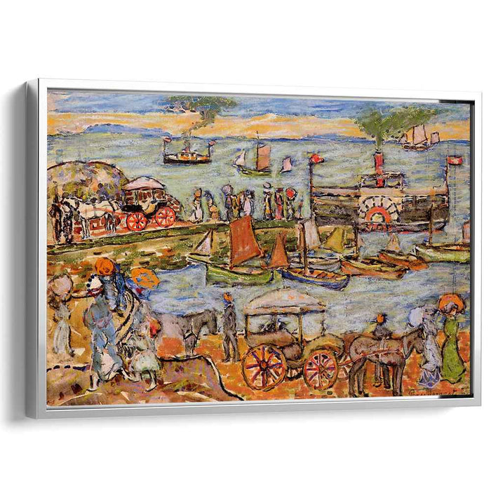 Quai, Dinard by Maurice Prendergast